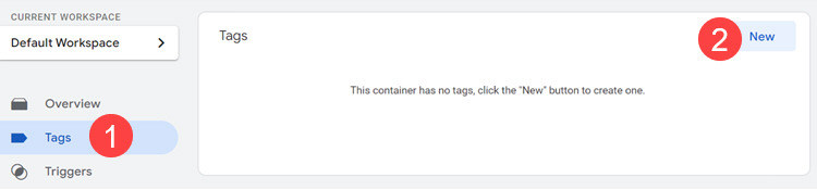 Adding new tag in Google Tag Manager
