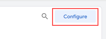 Variable configure button in GTM